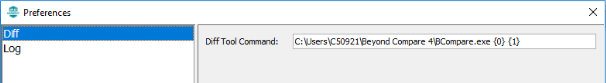 Diff Tool Preferences
