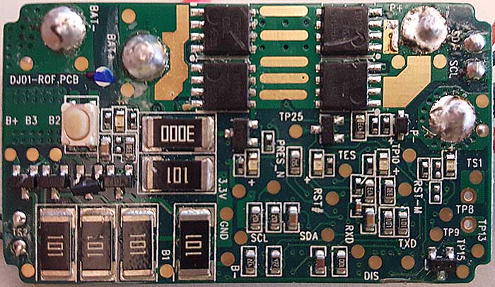 P3 Battery Intelligent board v1 A top