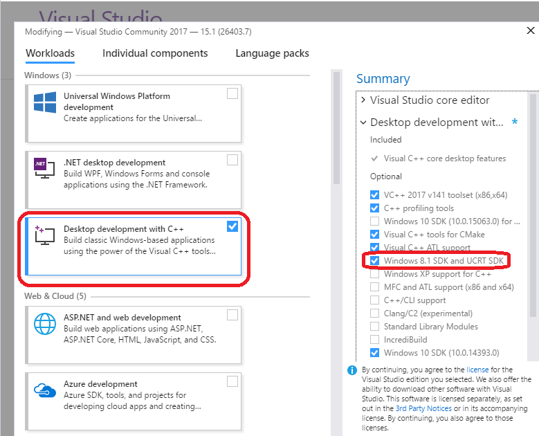 Install Windows 8.1 SDK