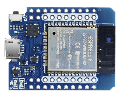 Photo of the ESP32 CPU board