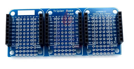 Photo of the triple base board