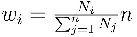 Weight formula